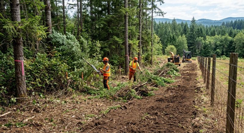 Underbrush Clearing in Cumming, GA